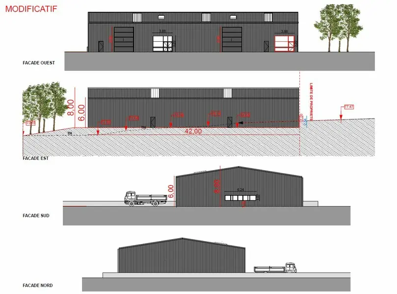 Entrepôt / Activité à louer - Quimper (29000) - 644 m² - 4 293 €/mois