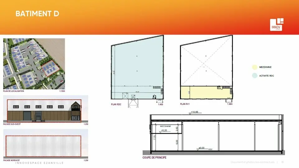 A vendre Locaux d'activité 738m² Ézanville