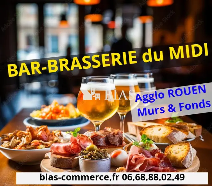 Fonds de commerce à vendre - Café - Hôtel - Restaurant - Le Grand-Quevilly (7...