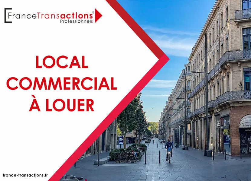 A LOUER LOCAL COMMERCIAL 165m2 - TOULOUSE HYPERCENTRE 