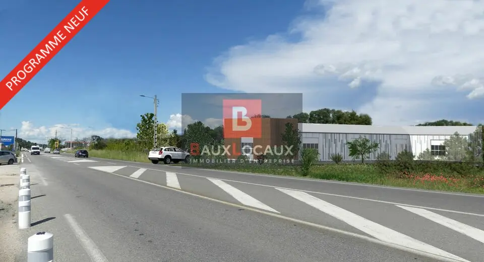 A LOUER LOCAL D'ACTIVITE NEUF DE 824M² ENVIRON A SORGUES