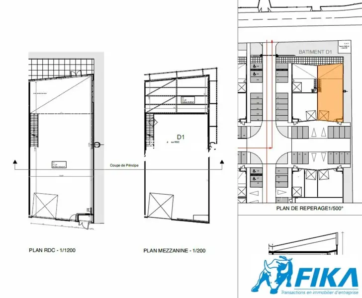 VENTE LOCAL D'ACTIVITE NEUF 120 à 608 m²