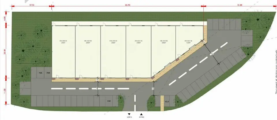 A vendre Locaux d'activité 250m² Persan