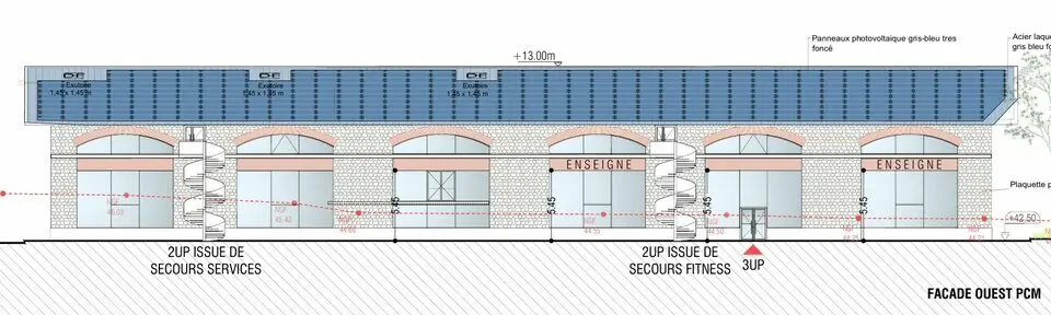 Local commercial de 509m² environ