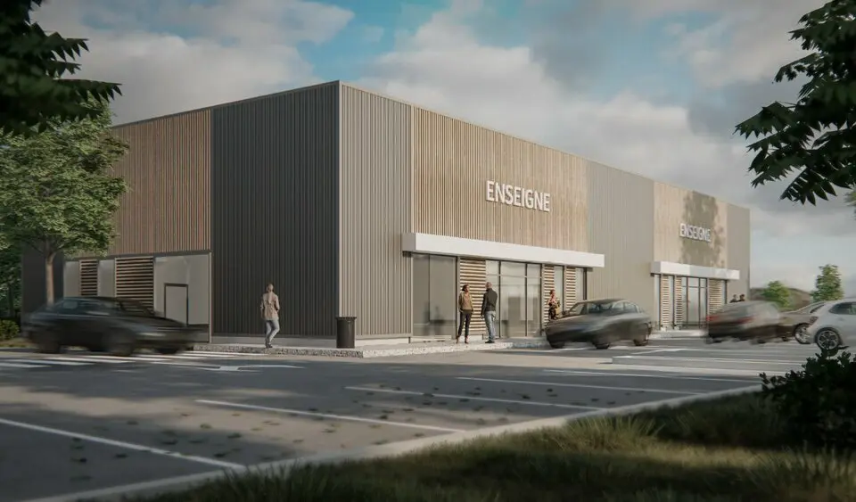 A louer Local commercial  400m² Fitz-James