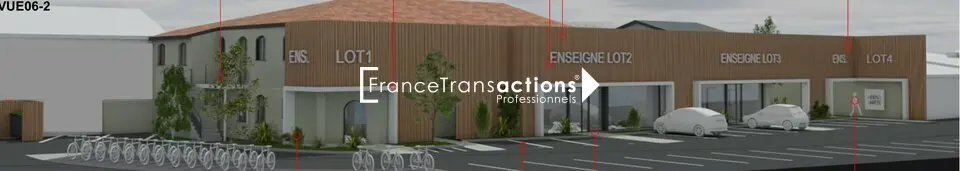 À LOUER LOCAL COMMERCIAL 300 m² AUCAMVILLE PRIME