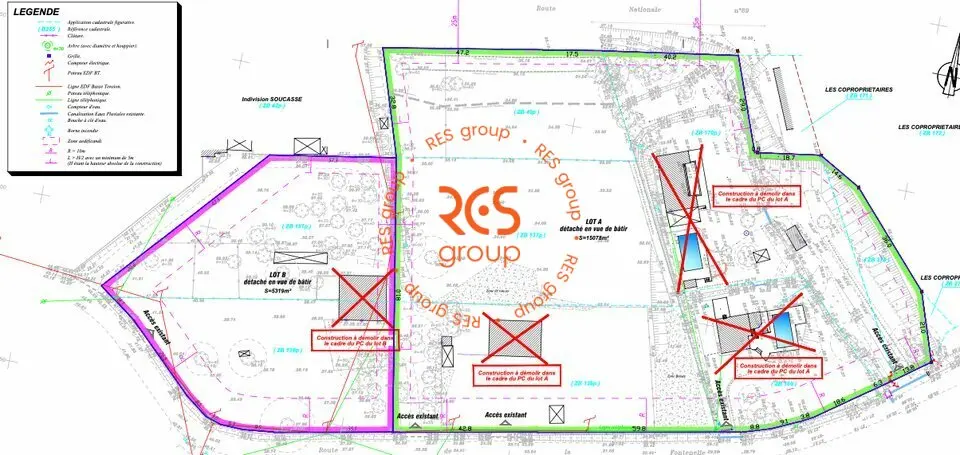 RARE SUR LE MARCHE - TERRAIN LIBRE DE CONSTRUCTEUR