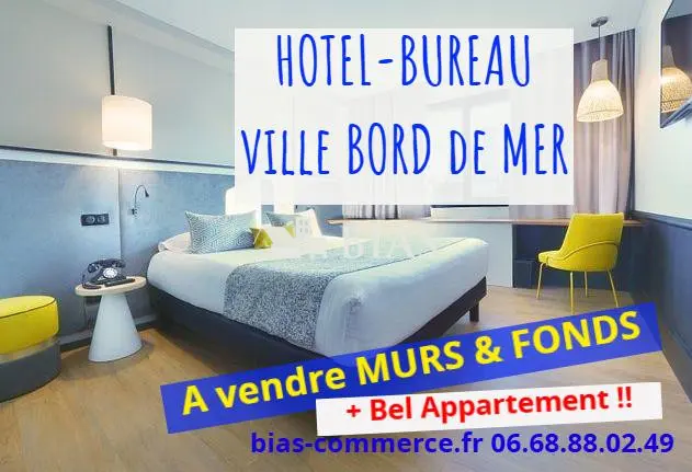 Fonds de commerce à vendre - Hôtellerie - Dieppe (76200) - 1 181 000 €