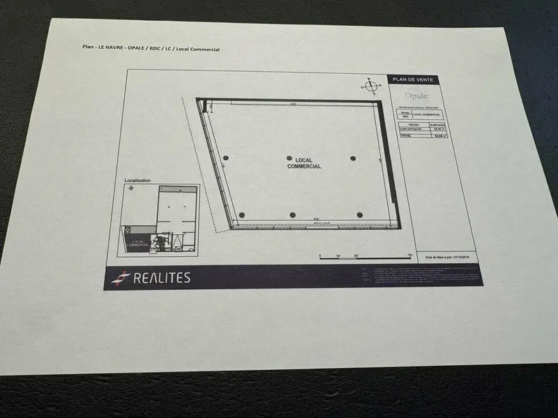 Local Commercial à louer - Le Havre (76600) - 83 m² - 1 250 €/mois