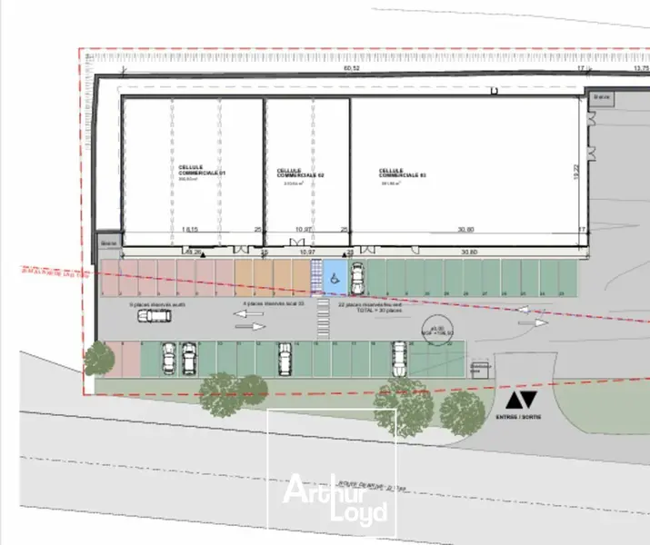 Local Commercial à louer - Tulle (19000) - 592 m² - 6 216 €/mois
