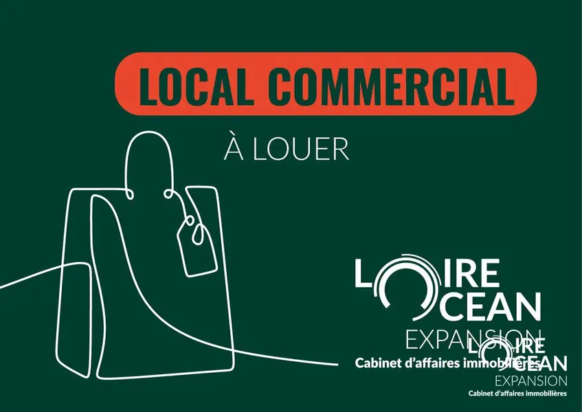 Local commercial 104 m² - Centre Bourg Saint-Herblain - Grande vitrine