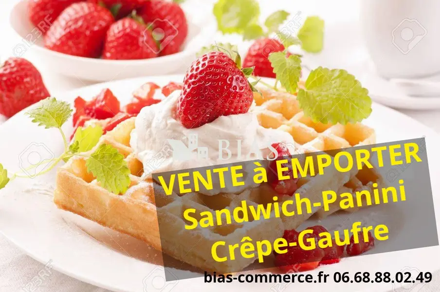 Fonds de commerce à vendre - Sandwicherie - Colleville (76400) - 58 400 €