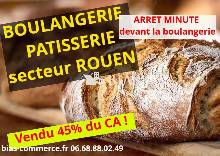 Fonds de commerce à vendre - Vente alimentaire - Rouen (76000) - 166 500 €