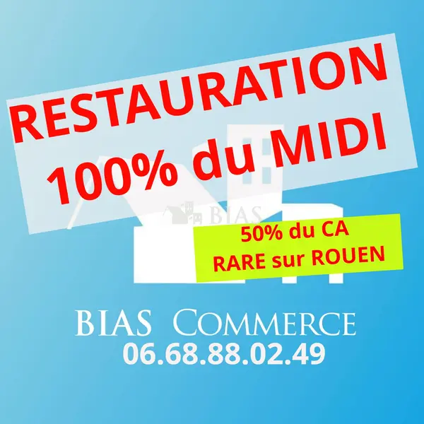 Fonds de commerce à vendre - Cafés et bars - Rouen (76000) - 357 800 €
