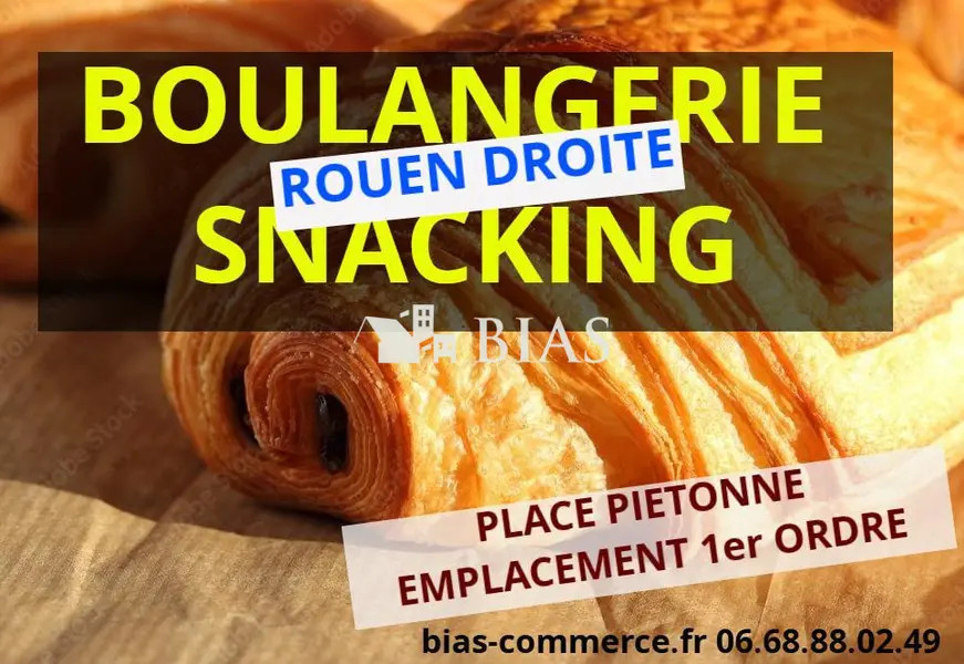 Fonds de commerce à vendre - Vente alimentaire - Rouen (76000) - 432 000 €