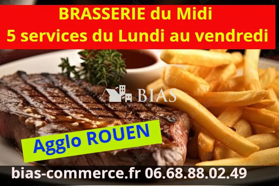 Fonds de commerce à vendre - Cafés et bars - Rouen (76100) - 112 000 €