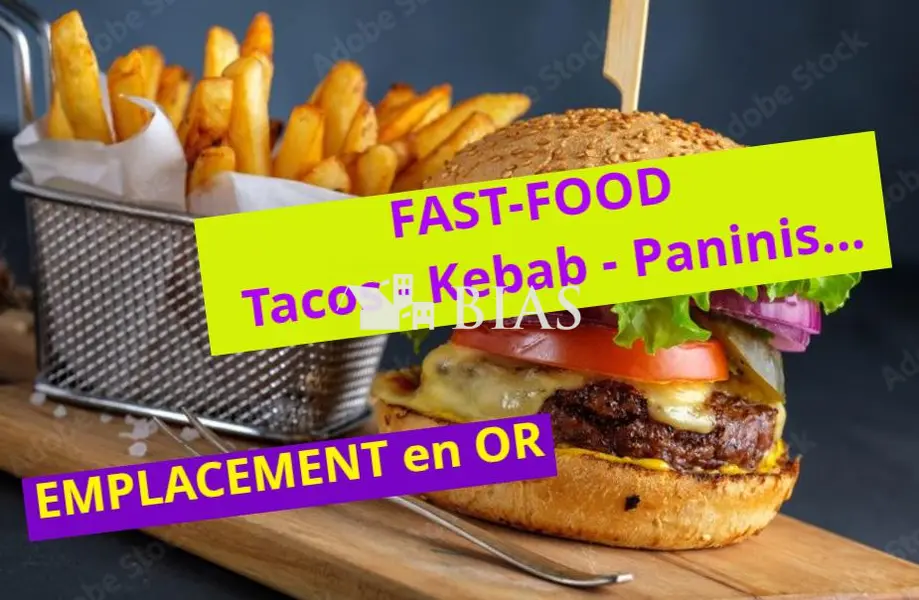 Fonds de commerce à vendre - Restauration - Barentin (76360) - 166 500 €