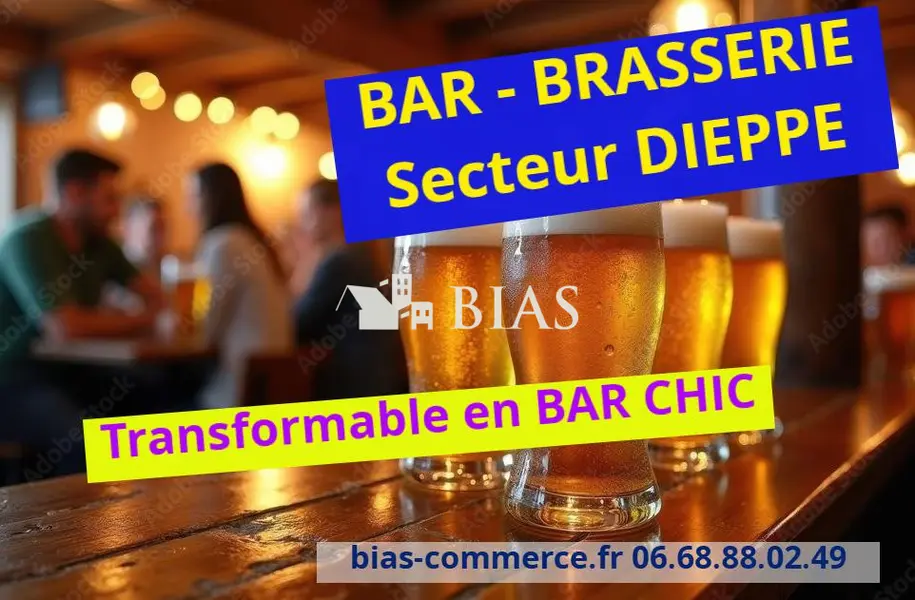 Fonds de commerce à vendre - Cafés et bars - Dieppe (76200) - 133 200 €